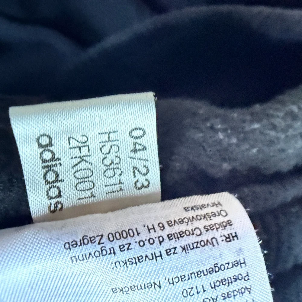 2 pair Adidas Black Track Pants - Picture 8 of 15